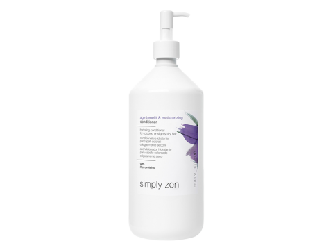 SIMPLY ZEN AGE BENEFIT & MOISTURIZING CONDITIONER Drėkinantis Kondicionierius Sausiems ir Normaliems Plaukams, 1000 ml